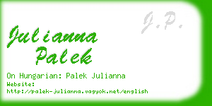 julianna palek business card